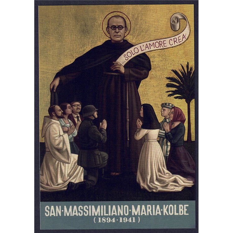 VATICANO 2016 San Massimiliano Maria Kolbe, Cartolina Postale nuova