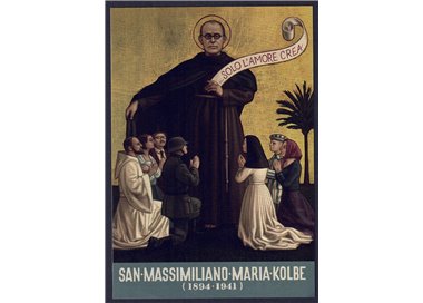 VATICAN 2016 Saint Maximilian Maria Kolbe, New Postcard