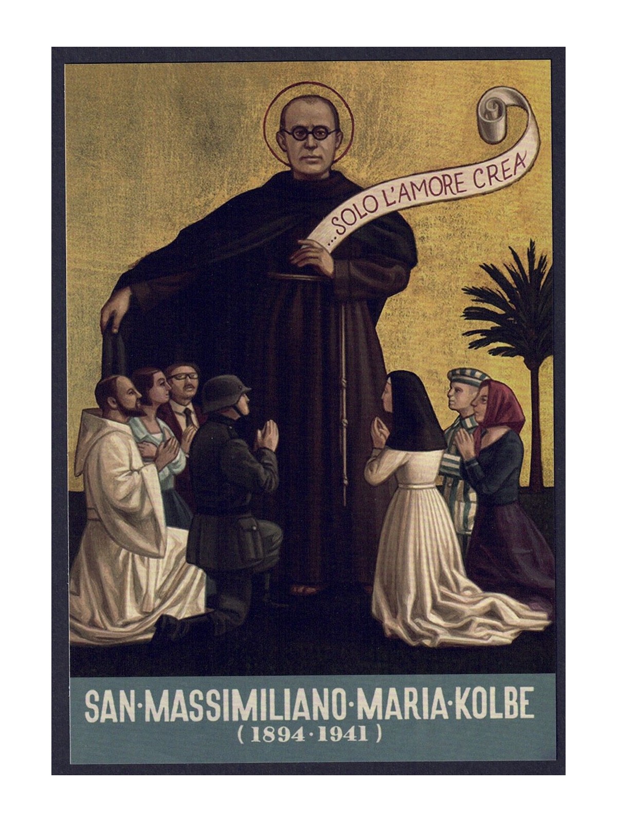 VATICANO 2016 San Massimiliano Maria Kolbe, Cartolina Postale nuova