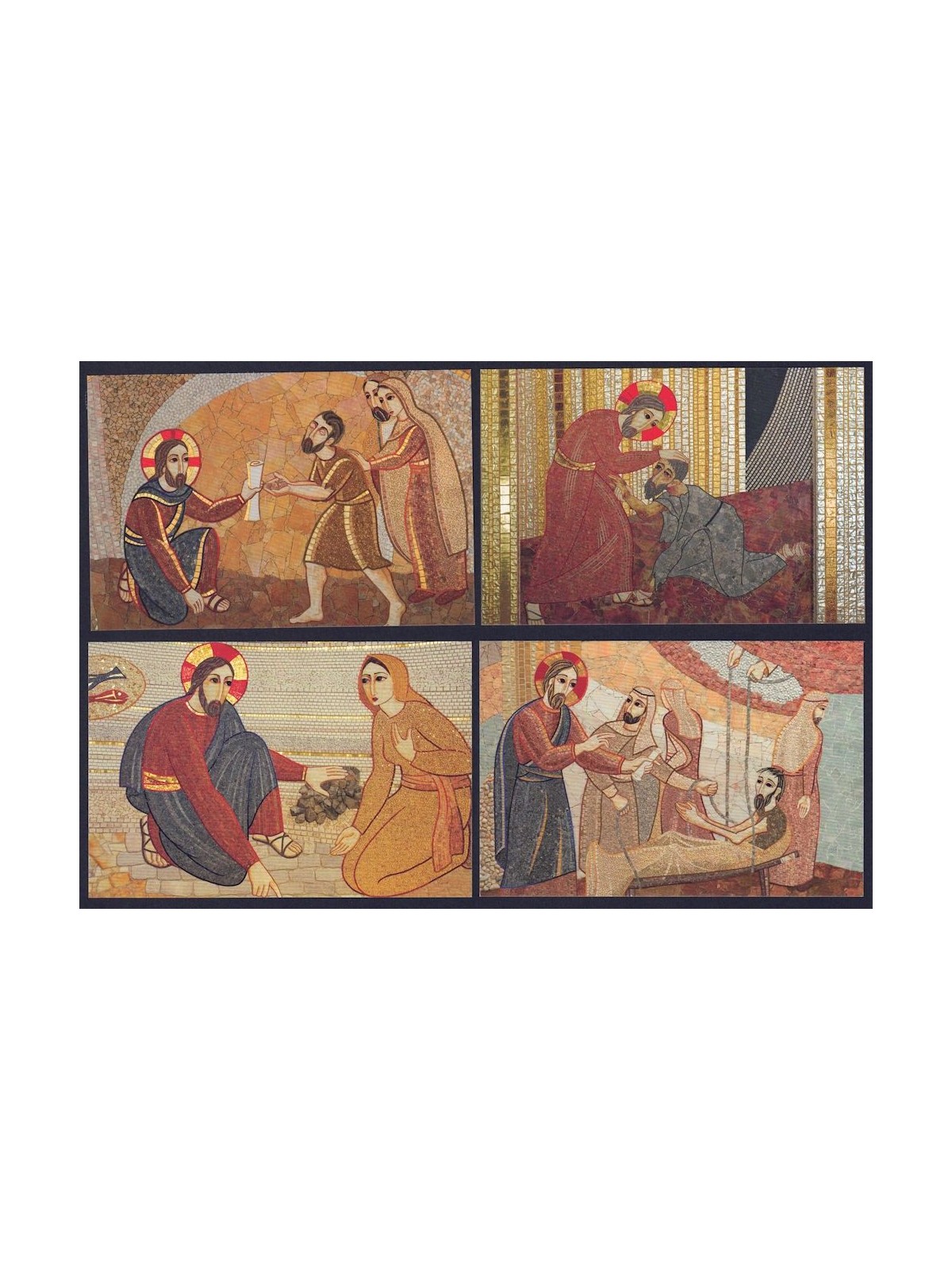 VATICANO 2016 Anno Santo della Misericordia, 4 Cartoline Postali nuove