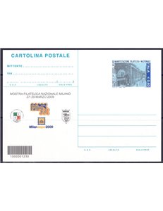ITALIA 2009 MILANEXPO, Cartolina Postale nuova