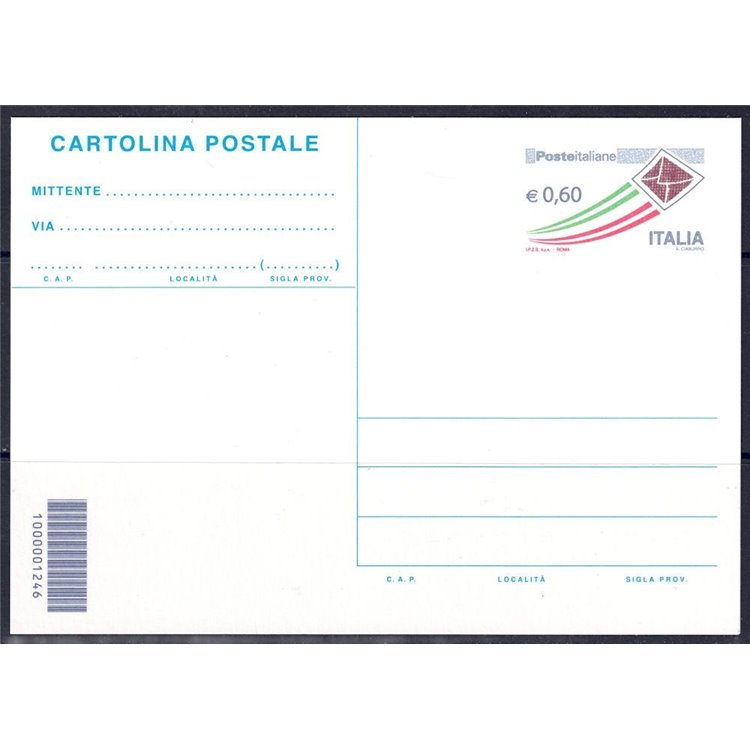 ITALY 2009 ITALIAN POST, New Postcard