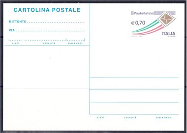 ITALIA 2013 POSTE ITALIANE, Cartolina Postale nuova
