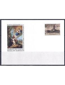 ITALIA 2012 ANNO GIUBILARE SOMASCO, Busta Postale nuova