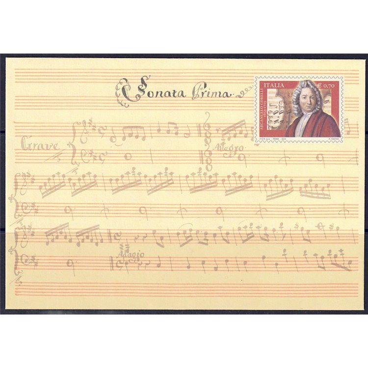 ITALIA 2013 ARCANGELO CORELLI, Busta Postale nuova