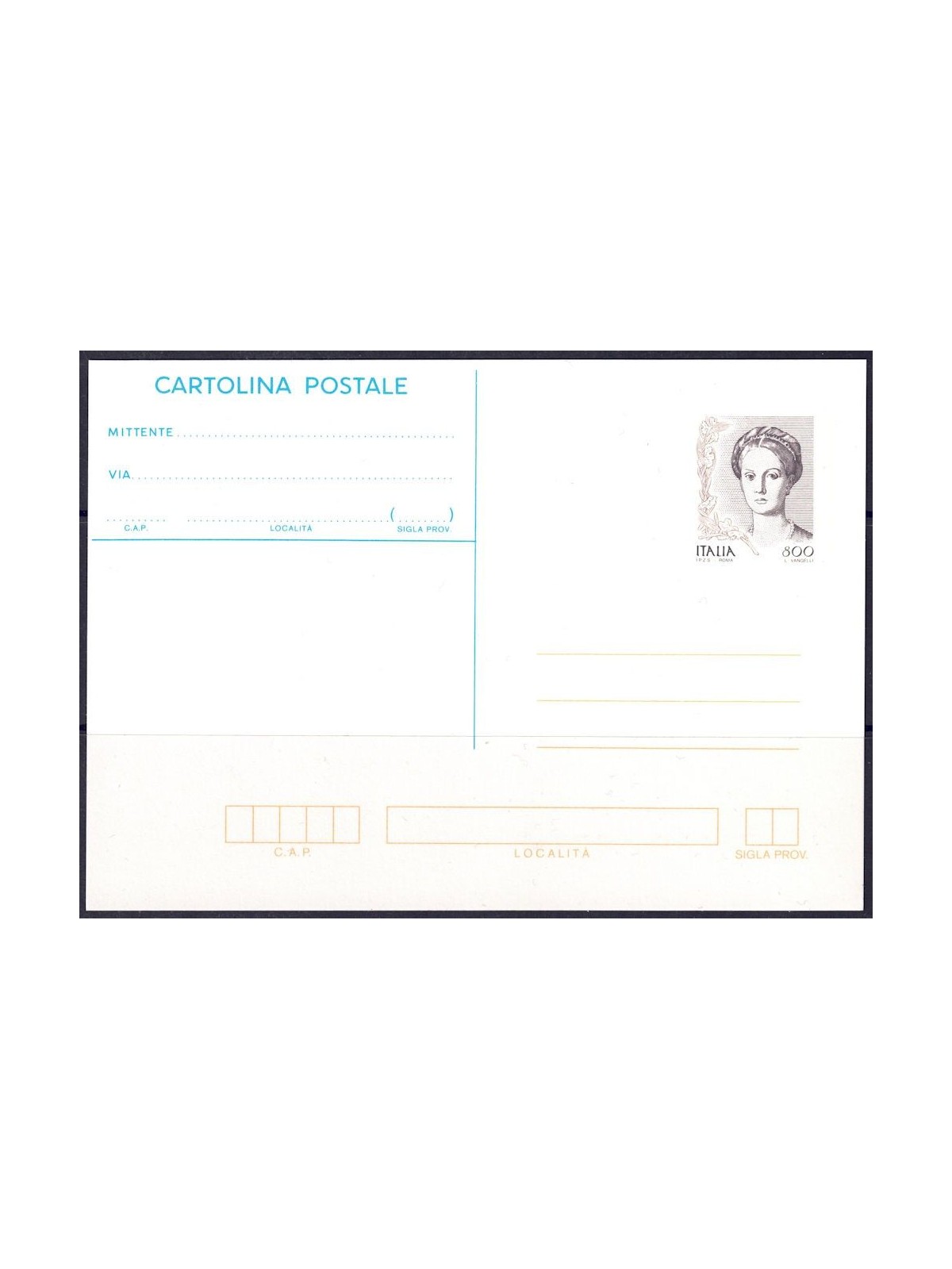 ITALY 1998 WOMEN IN ART, New Postcard