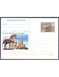 ITALY 2001 LEONARDO DA VINCI'S HORSE, New Postcard