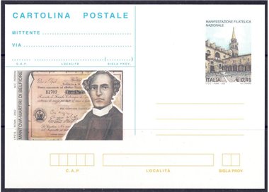 ITALY 2002 MARTYRS OF BELFIORE, New Postcard