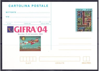 ITALY 2004 PHILATELIC EVENT, New Postcard