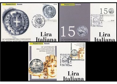 ITALIA 2012 Anniversario della Lira (Cartoline Postali)