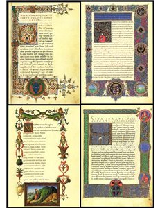 VATICAN 1993 Horace, 4 new postcards