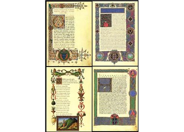 VATICAN 1993 Horace, 4 new postcards