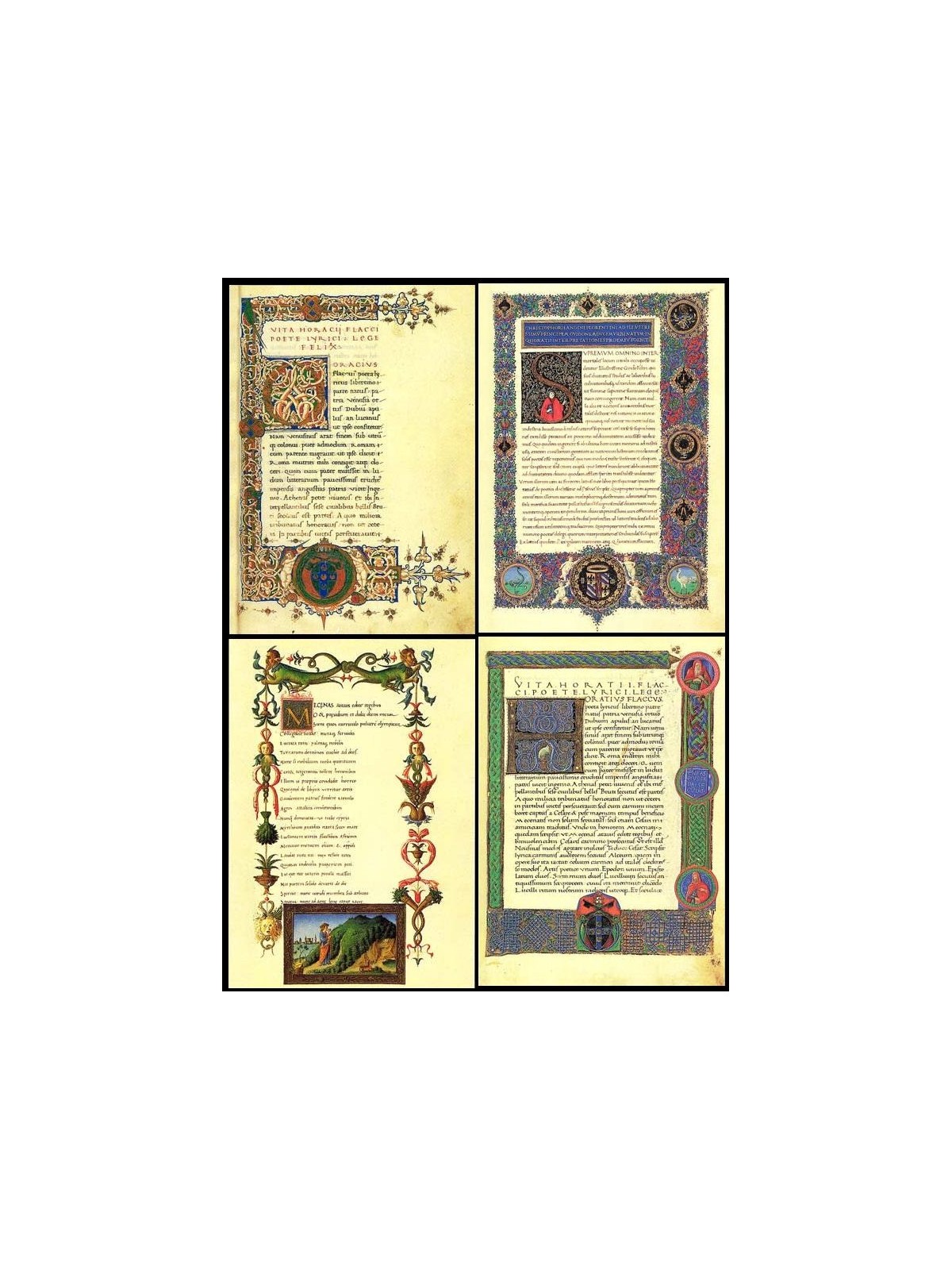 VATICANO 1993 Orazio, 4 cartoline postali nuove