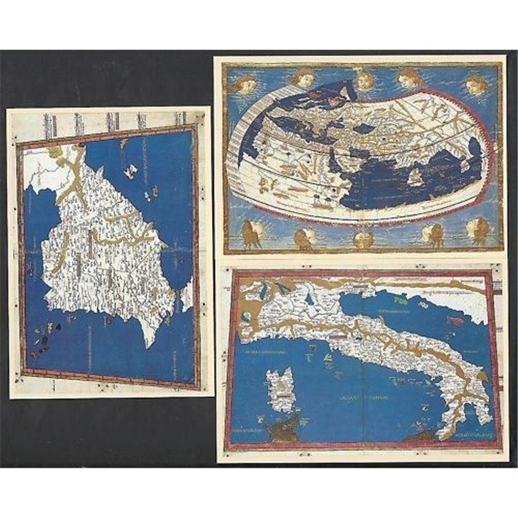 VATICANO 1991 Codice geographia, 3 cartoline postali nuove
