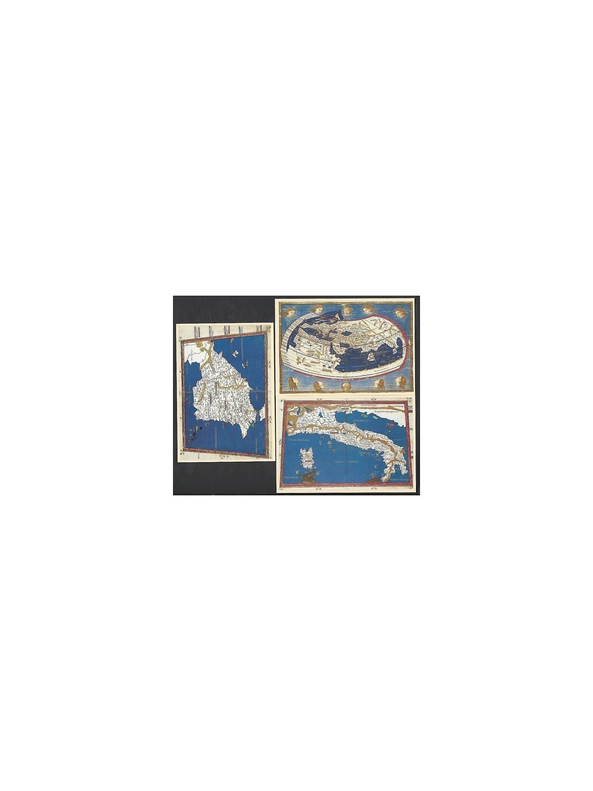 VATICANO 1991 Codice geographia, 3 cartoline postali nuove