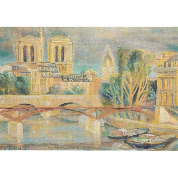 VATICAN 1989 Philexfrance, Notre Dame 1 new postcard