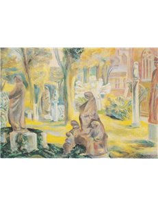 VATICAN 1989 Philexfrance, Cluny Park 1 new postcard