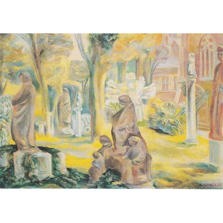VATICAN 1989 Philexfrance, Cluny Park 1 new postcard
