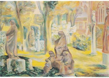 VATICAN 1989 Philexfrance, Cluny Park 1 new postcard