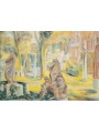 VATICANO 1989 Philexfrance, Parco di Cluny 1 cartolina postale nuova
