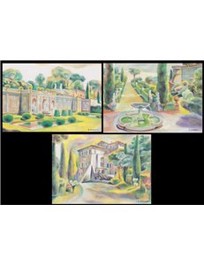 VATICAN 1988 Castel Gandolfo, 3 new postcards