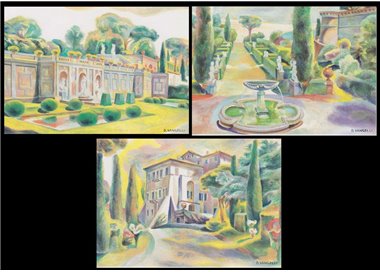 VATICANO 1988 Castel Gandolfo, 3 cartoline postali nuove