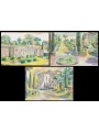 VATICANO 1988 Castel Gandolfo, 3 cartoline postali nuove