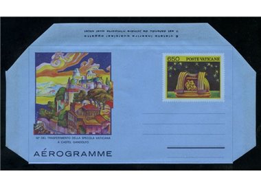 VATICANO 1986 Specola vaticana, aerogramma nuovo