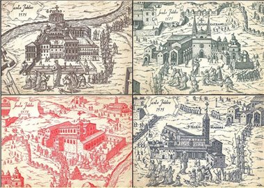 VATICAN 1983 Basilicas of the Holy Year, 4 new postcards
