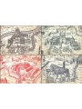 VATICAN 1983 Basilicas of the Holy Year, 4 new postcards