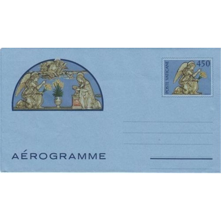 VATICANO 1982 Andrea Della Robbia, aerogramma nuovo
