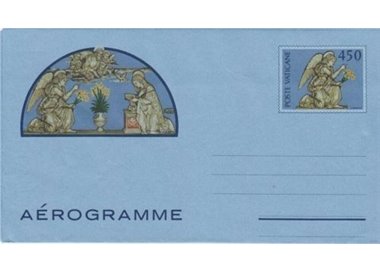 VATICAN 1982 Andrea Della Robbia, new aerogram