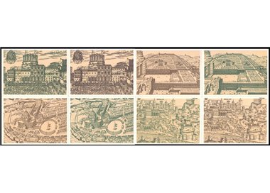 VATICAN 1982 Ancient views, 8 new postcards