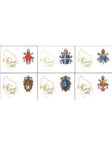 VATICAN 1979 Anniversary of the State, 6 new postcards
