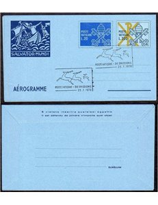 VATICANO 1979 Salvator mundi, aerogramma FDC