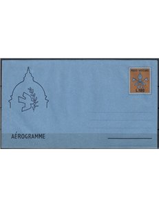VATICANO 1976 Colomba in volo, aerogramma nuovo