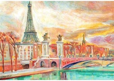 VATICANO 1989 Philexfrance, Torre Eiffel 1 cartolina postale nuova