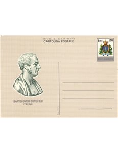 SAN MARINO 1981 Bartolomeo Borghesi 1 New Postcard