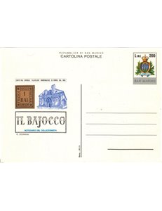SAN MARINO 1981 The Bajocco 1 New Postcard