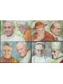 VATICANO 2014 Anniversario della fondazione, 4 Cartoline Postali nuove
