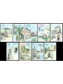SAN MARINO 2005 Castelli 9 Cartoline Postali nuove
