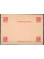 USA 1950 Franklin, Variety Postcard 2c Mint