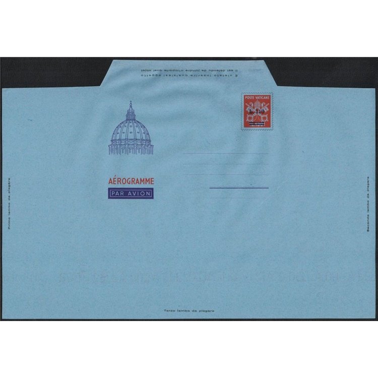 VATICAN 1972 Provisional £110 out of £130, mint unfolded aerogram