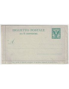 ITALY KINGDOM 1903 Floral, Postal Card 5 Cent. mill 04 new