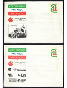 ITALY 1982 Xnoxville, New 2v Aerograms