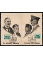 GERMANIA 1938 FDC Visita di Mussolini in Germania, Cartolina Postale con risposta