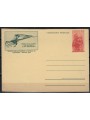 ITALY 1953 Leonardo da Vinci, glider £20 red, mint postal card
