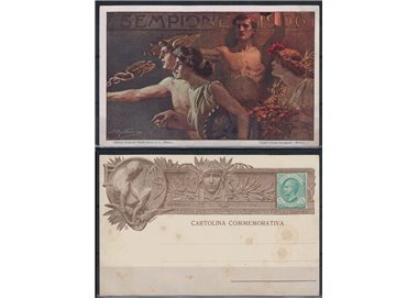 ITALY KINGDOM 1905 Simplon Tunnel, New Commissioned Postcard