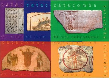 VATICAN 2002 Sacred Archaeology, 5 new postcards