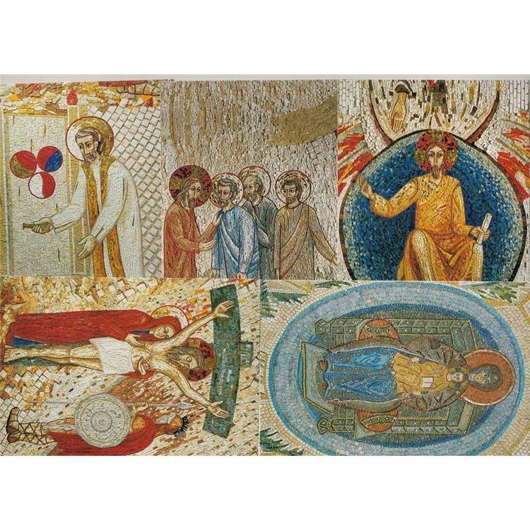 VATICAN 2001 Redemptoris Mater, 5 new postcards